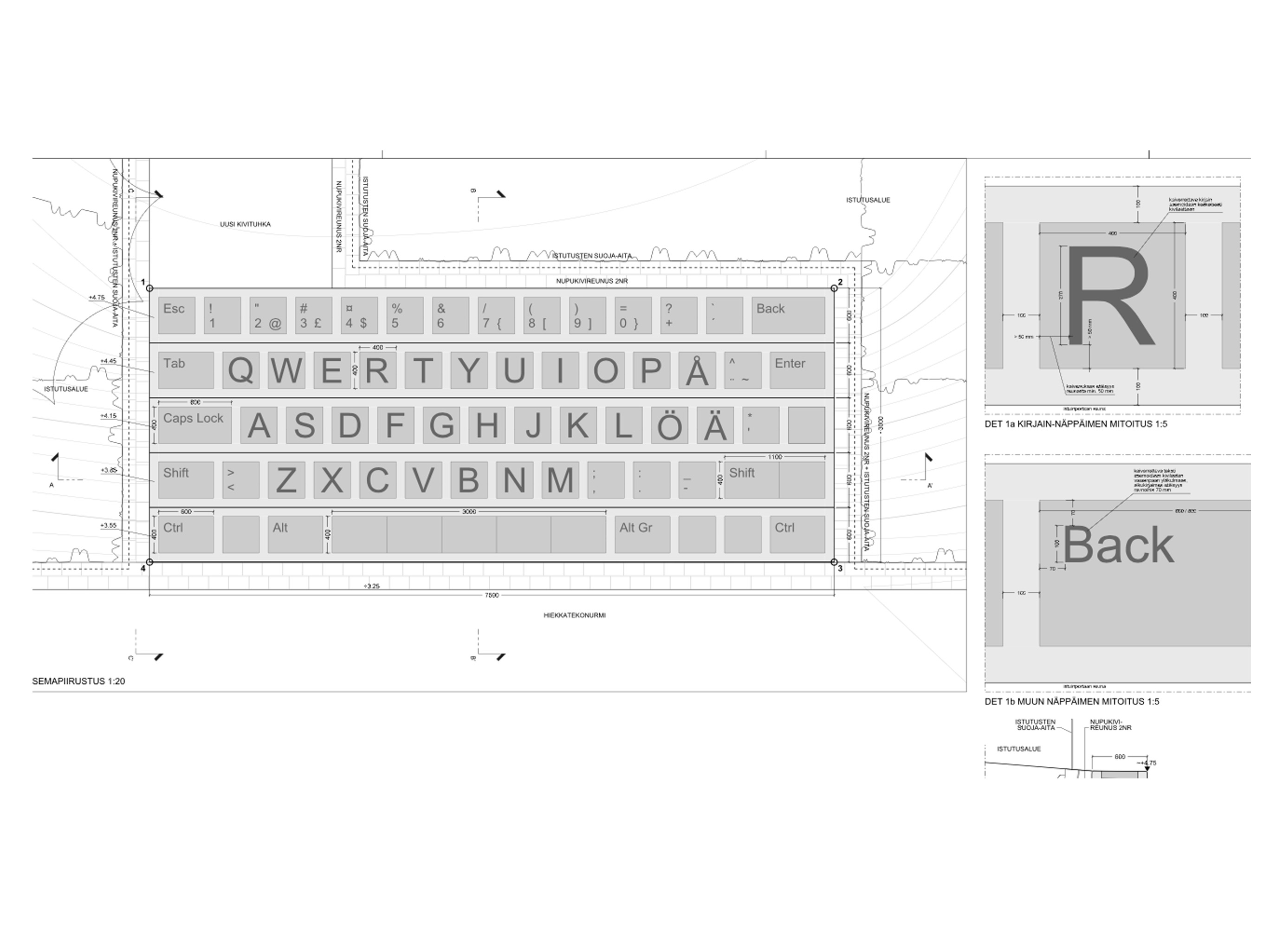 Photo of the Giant Keyboard