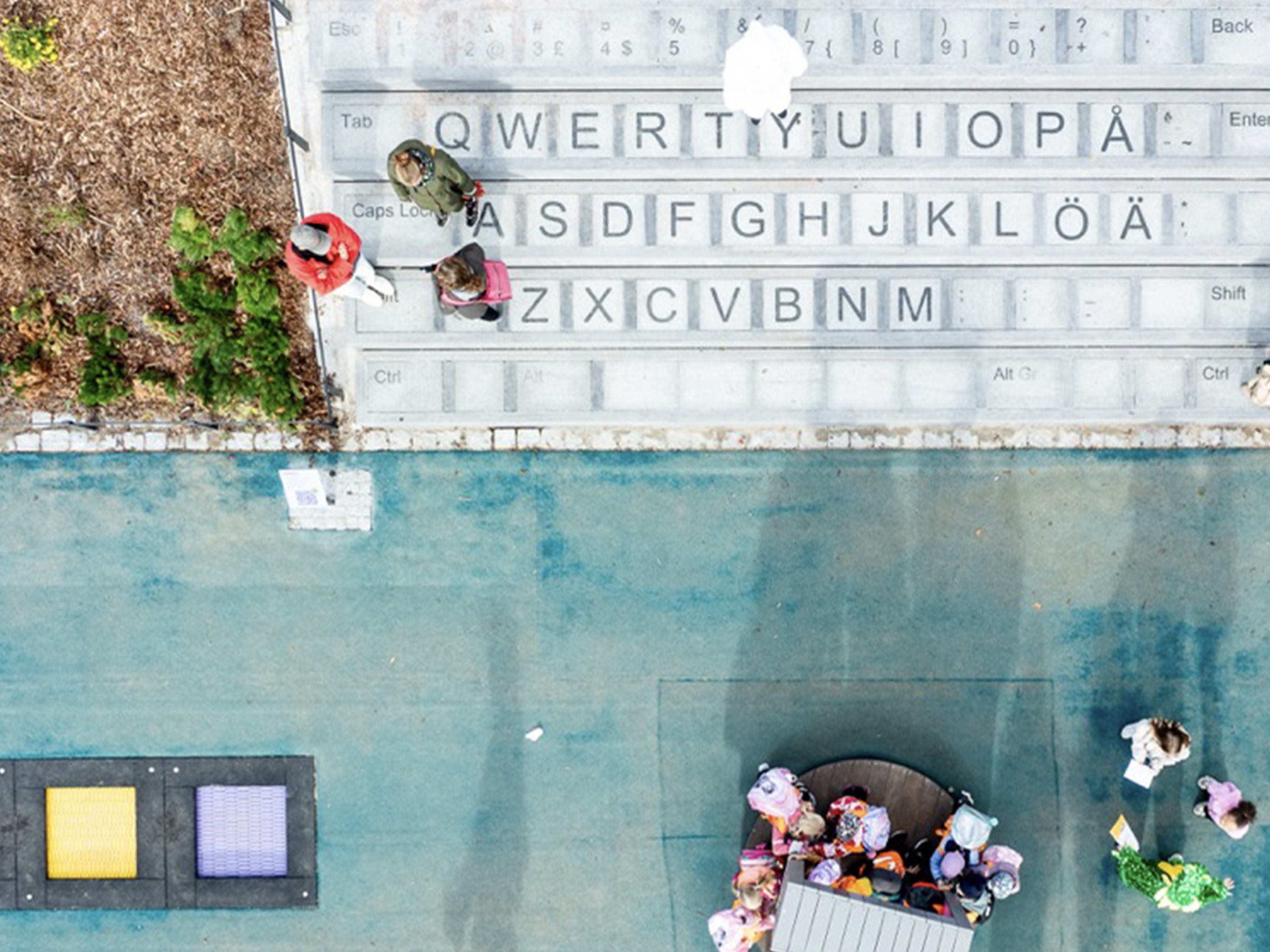 Sketch of the Giant Keyboard